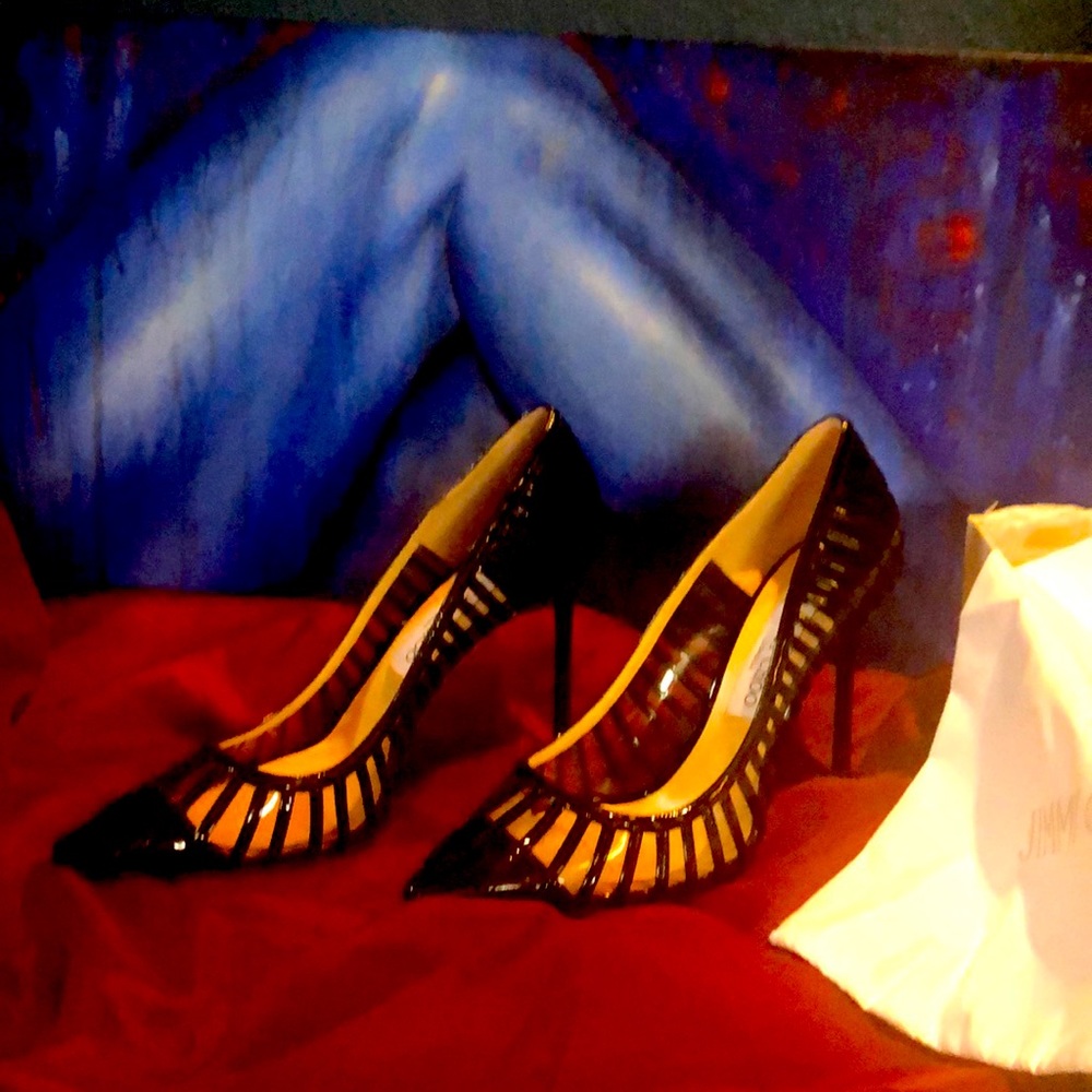 Jimmy Choo in perfect condition. They are timeless